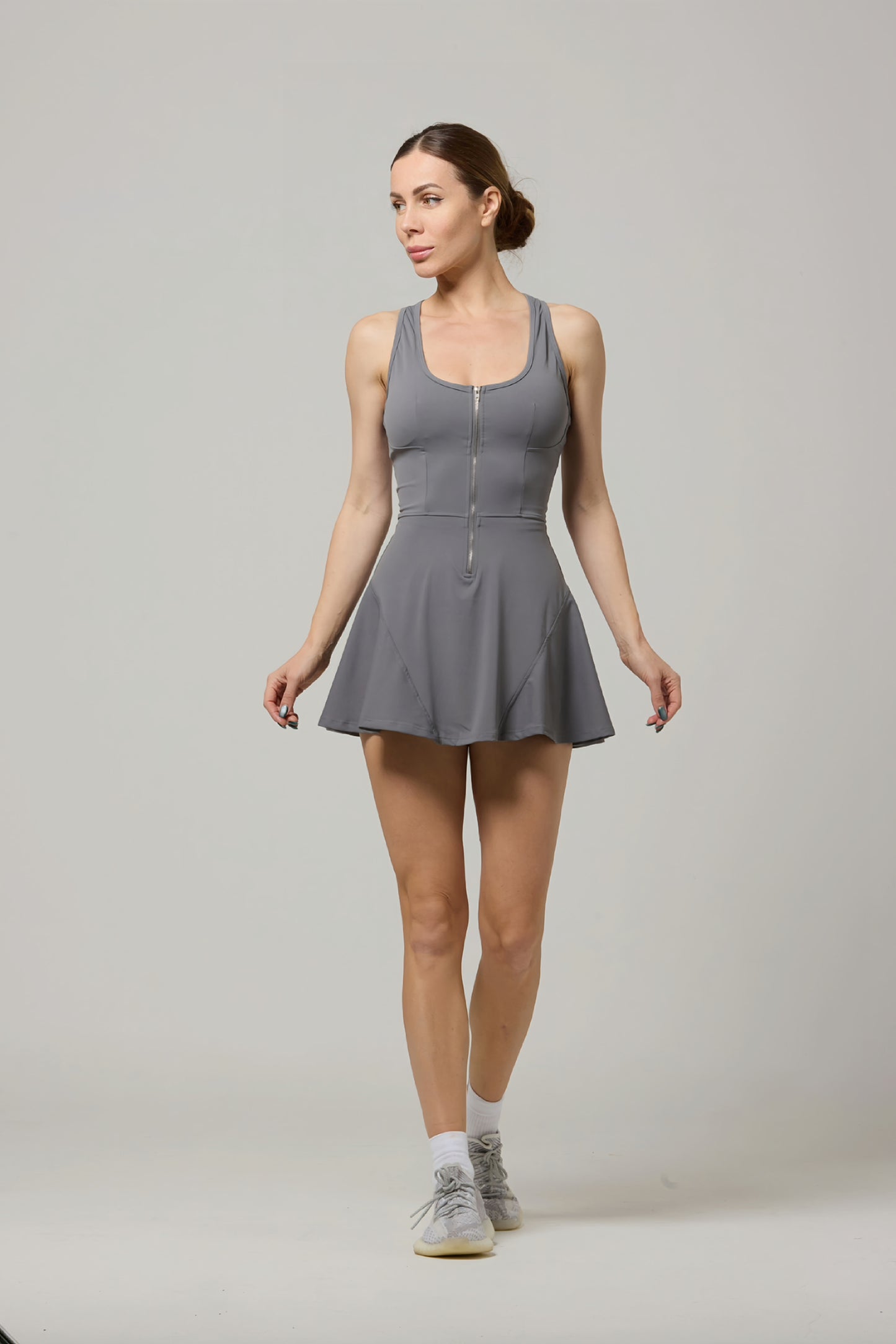Celline Tennis Dress with a zipper