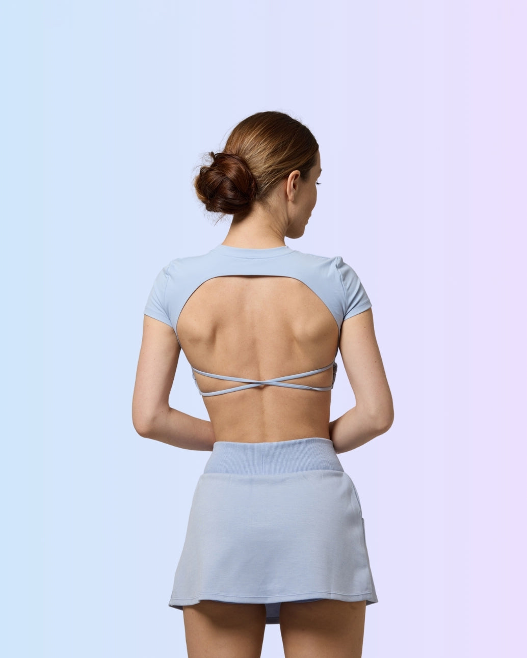Alice two pieces set with an open back