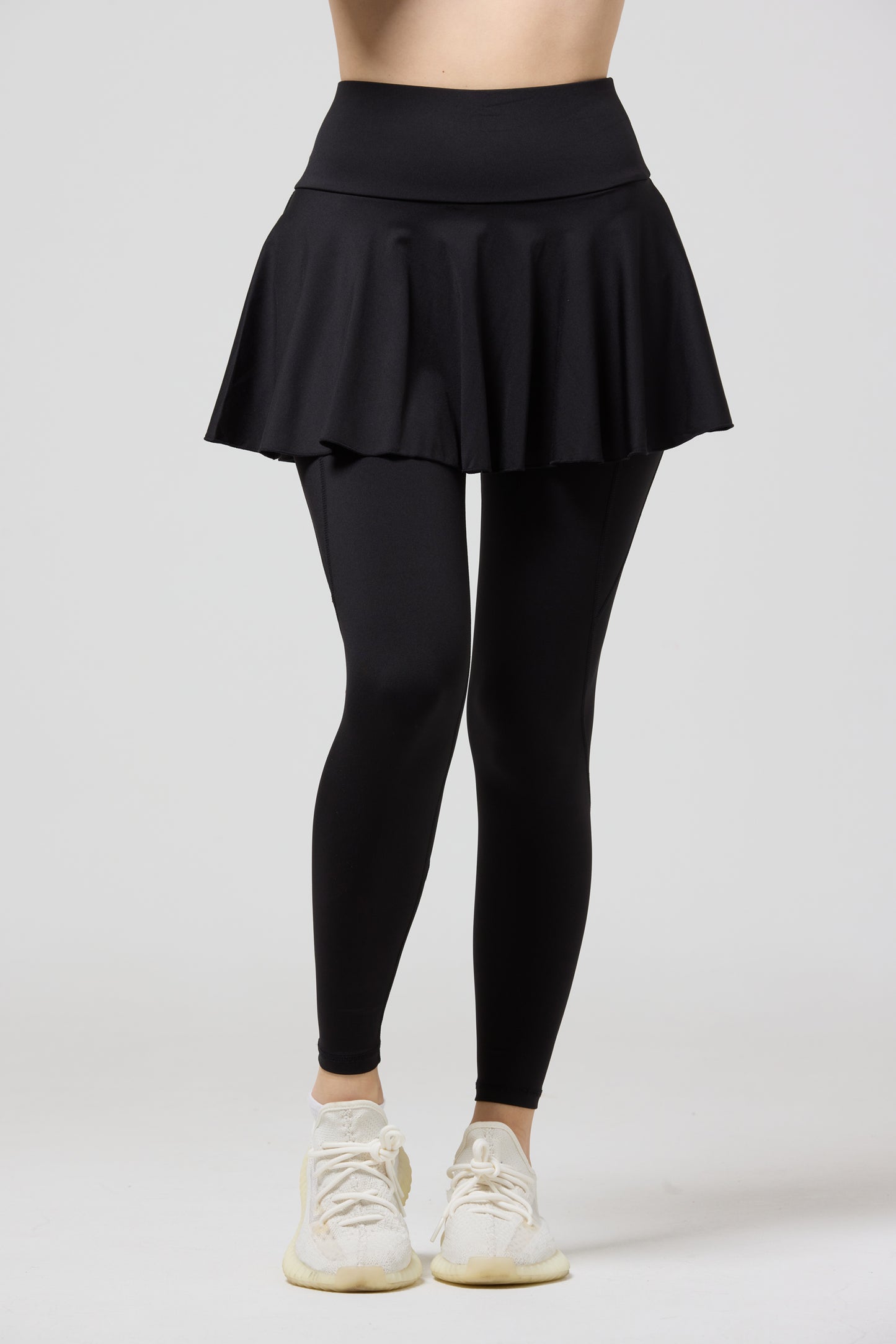 Leggins with an attached skirt