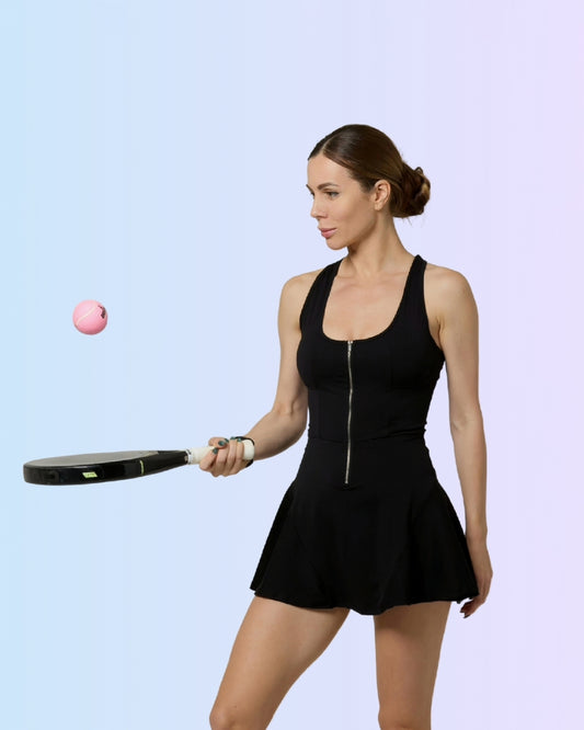 Celline tennis dress with a zipper