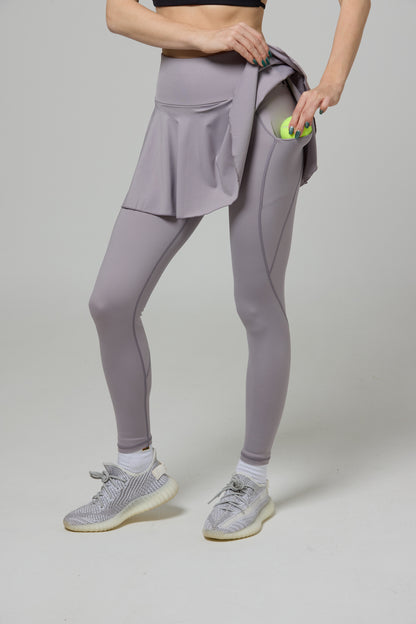 Leggins with an attached skirt